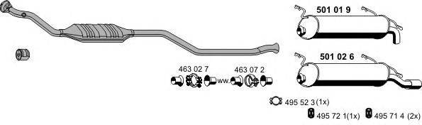 Система выпуска ОГ ERNST 080032