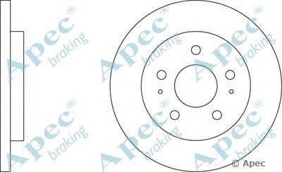 Тормозной диск APEC braking DSK2155