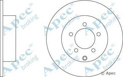 Тормозной диск APEC braking DSK2639