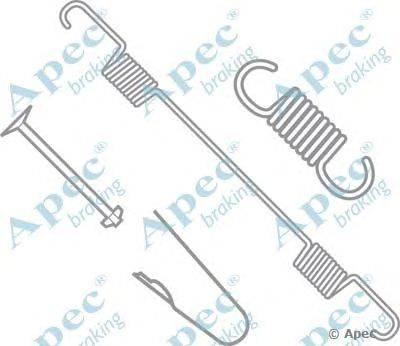 Комплектующие, тормозная колодка APEC braking KIT720