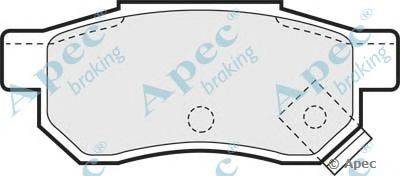 Комплект тормозных колодок, дисковый тормоз APEC braking PAD688