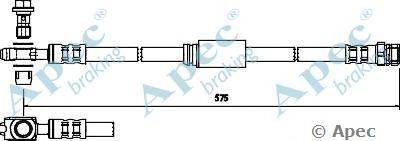 Тормозной шланг APEC braking HOS3757