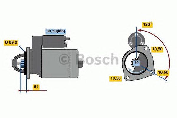 Стартер BOSCH 2240