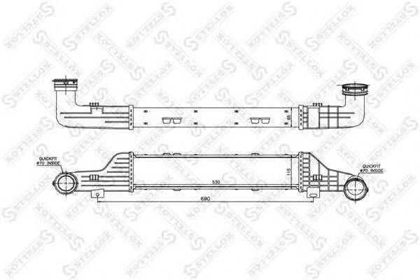 Интеркулер STELLOX 10-40047-SX