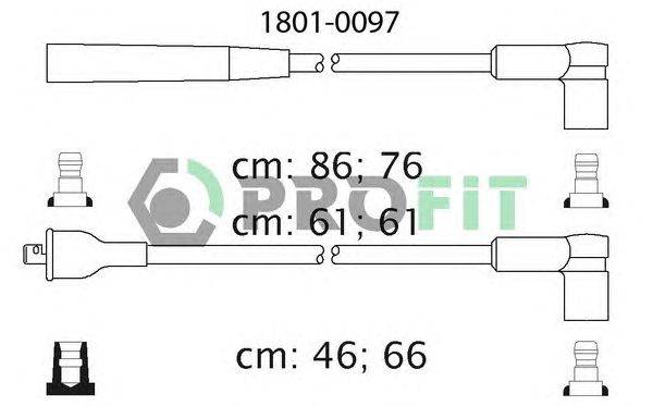 Комплект проводов зажигания PROFIT 1801-0097
