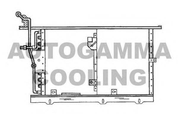 Конденсатор, кондиционер AUTOGAMMA 102685