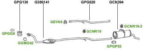 Система выпуска ОГ GT Exhaust 108