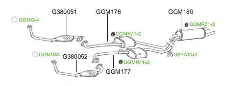 Система выпуска ОГ GT Exhaust 2634