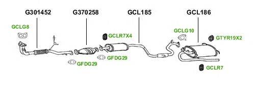 Система выпуска ОГ GT Exhaust 3078