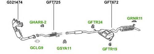 Система выпуска ОГ GT Exhaust 329