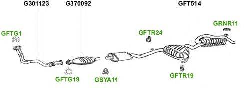 Система выпуска ОГ GT Exhaust 331