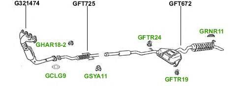 Система выпуска ОГ GT Exhaust 337