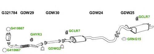 Система выпуска ОГ GT Exhaust 4368