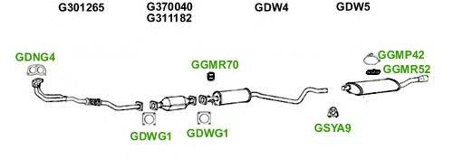 Система выпуска ОГ GT Exhaust 4620