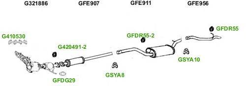 Система выпуска ОГ GT Exhaust 4810