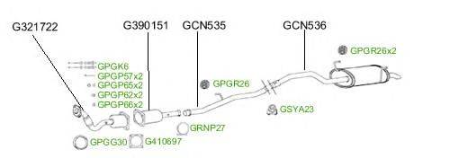 Система выпуска ОГ GT Exhaust 4920