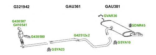 Система выпуска ОГ GT Exhaust 6005