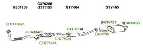 Система выпуска ОГ GT Exhaust 7081