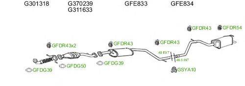 Система выпуска ОГ GT Exhaust 717