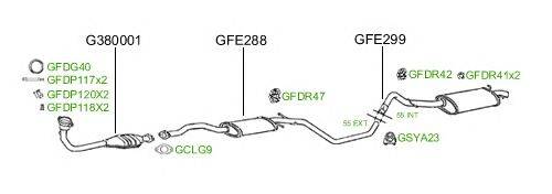 Система выпуска ОГ GT Exhaust 758