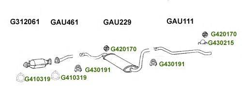 Система выпуска ОГ GT Exhaust 7646