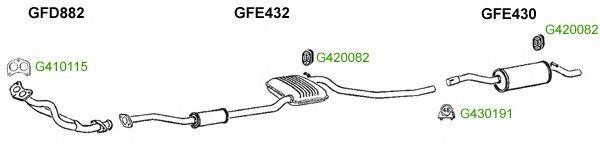 Система выпуска ОГ GT Exhaust 9237