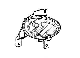 Противотуманная фара VAN WEZEL 3778998