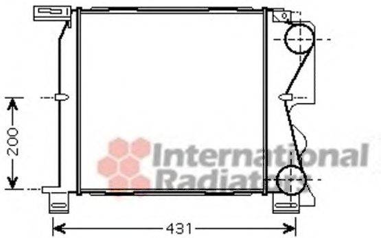 Интеркулер VAN WEZEL 07004096