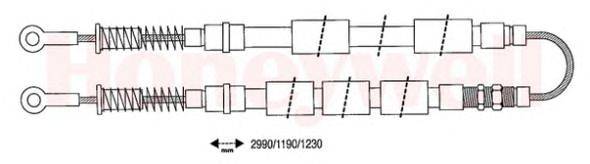 Трос, стояночная тормозная система BENDIX 432019B