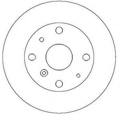 Тормозной диск BENDIX 561558B