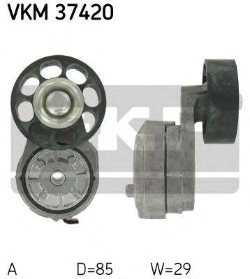 Натяжной ролик, поликлиновой  ремень SKF VKM37420