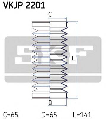 Комплект пылника, рулевое управление SKF VKJP 2201