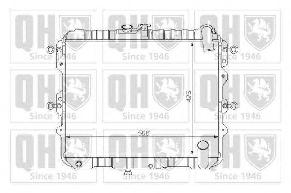 Радиатор, охлаждение двигателя QUINTON HAZELL QER1167