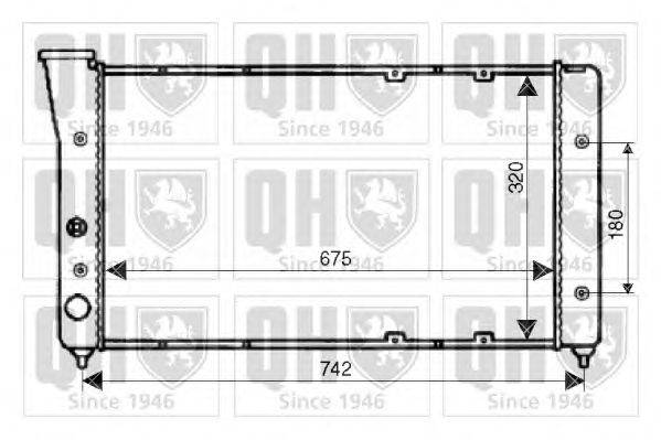 Радиатор, охлаждение двигателя QUINTON HAZELL QER2005