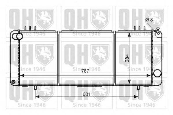 Радиатор, охлаждение двигателя QUINTON HAZELL QER2418