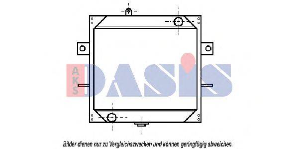 Радиатор, охлаждение двигателя AKS DASIS 2903201