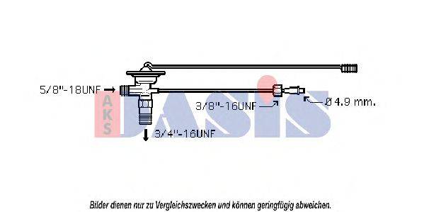 Расширительный клапан, кондиционер AKS DASIS MZ1174