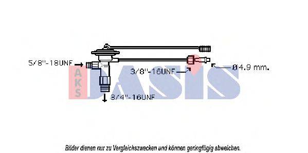 Расширительный клапан, кондиционер AKS DASIS VO1123