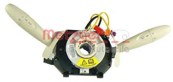 Выключатель, головной свет; Мигающий указатель; Переключатель стеклоочистителя; Выключатель на колонке рулевого управления METZGER 0916195