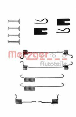 Комплектующие, тормозная колодка METZGER 105-0772