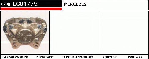 Тормозной суппорт DELCO REMY DC81775