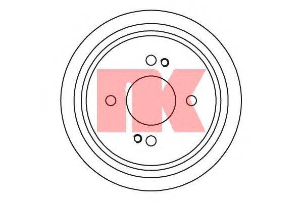 Тормозной барабан NK 252608