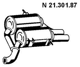 Глушитель выхлопных газов конечный EBERSPÄCHER 2130187