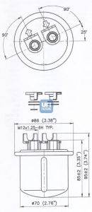 Топливный фильтр UFI 3162000