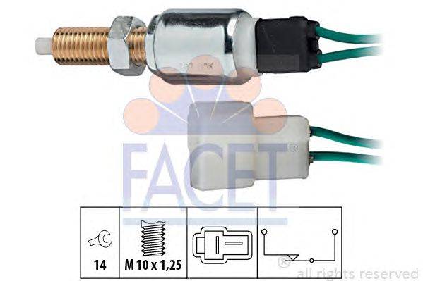 Выключатель фонаря сигнала торможения; Выключатель, привод сцепления (Tempomat) KW 510027