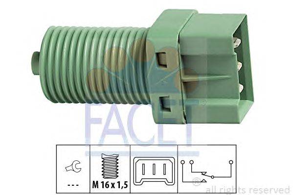 Выключатель фонаря сигнала торможения; Выключатель, привод сцепления (Tempomat) KW 510131