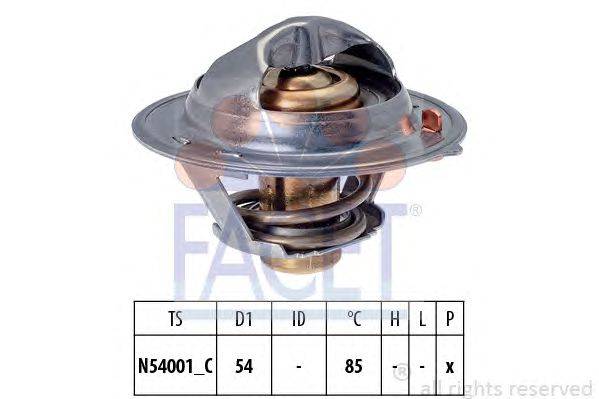 Термостат, охлаждающая жидкость FACET 78803