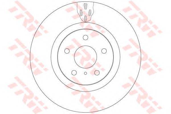 Тормозной диск TRW DF6480