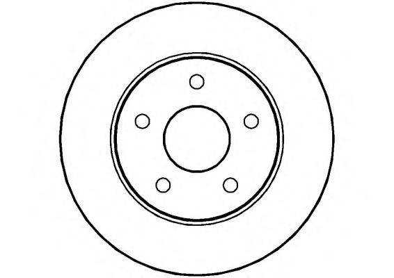 Тормозной диск NATIONAL NBD1115
