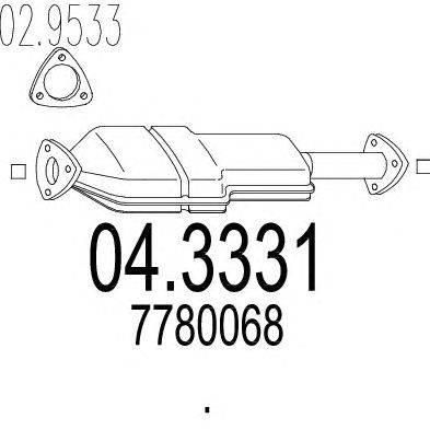 Катализатор MTS 04.3331